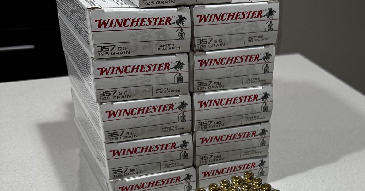 Winchester 357 Sig 125 grain Jacketed Hollow Point