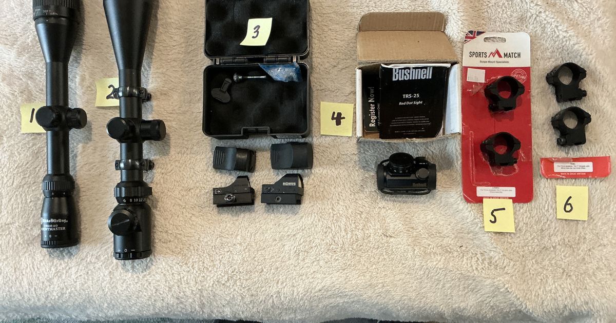 Scope, red dots mounts
