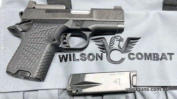 Wilson Combat SFX9 9mm Semi Auto with 3.25" Fluted Barrel. Optics ready. One for the astute Post 46 Collector. Cased with two 10 shot mags. $30 post to your dea