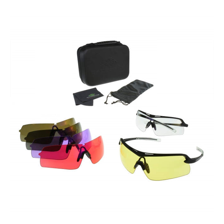 RADIANS DOUBLE SHOT SHOOTING GLASSES 2 FRAME / 6 LENS KIT