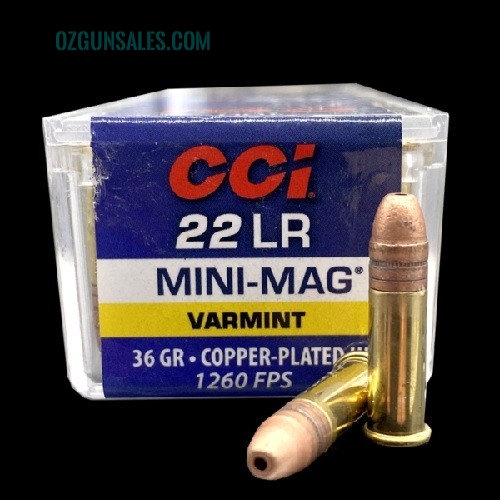 CCI 22LR Mini Mag 36gr HP 1260fps BULK 5000 Rounds