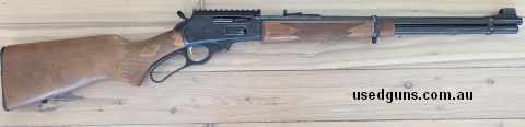 Marlin 336W 30-30. Shoots very well 1.5 inch moa comes with picatinny rail ready for red dot or scope of choice. Has hammer extension easily removed if not usin