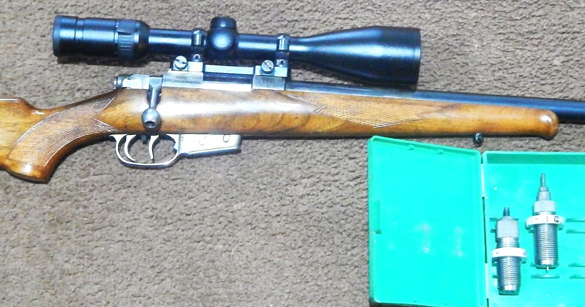 BRNO ZKW 465 .17 ACKLEY HORNET + DIES.........USED!!