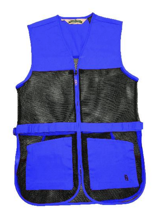 Bob Allen Full Mesh Duel Pad Blue Shooting Vest