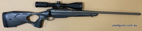 very good condition Sako S20 hunter cerakote cerakote chambered in 270W. the complete hunting set up you need with a Steiner ranger 6 4-16x56 scope with ballist