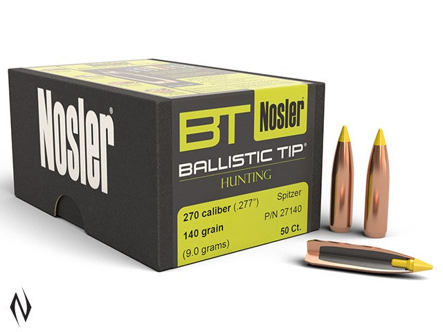 NOSLER 270 140GR BALISTIC TIP 50PK