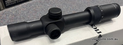 Two only new US Optics 1-8x Scopes reduced from $1500 to clear. These scopes have a Horus Vision - H50 reticle, 27mm objective, 30mm tube, 2/10 MIL Zeroing and 