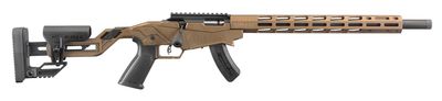 RUGER PRECISION RIMFIRE RIFLE 22LR 18 inch 10 SHOT BURNT BRONZE