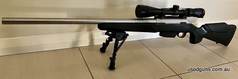 Rifle as good as new. Only shot 20 rounds. Comes with Bipods, Vortex Copperhead 4-12x44 scope, bench shooting rests, cleaning kit, travel bag and 60 rounds.