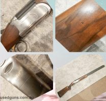 This gun has had one owner. It is in very good condition aside from a mark on the butt as can be seen in the photo. It has recently been serviced by a gunsmith.