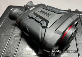 Reduced from $7599 to clear, save $2600. One set only. Top of the range HikMicro Raptor RQ50L Thermal Binoculars with rangefinder. Brand new in hard case with b