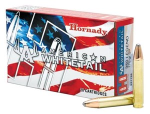 HORNADY 
H81196
AMERICAN WHITETAIL
350 LEGEND
170GR INTERLOCK SOFT POINT

$49.90 /PER 20
$224.55 /PER 100
$425 /PER 200