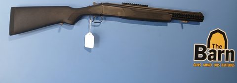 Boito Miura Defense 12G under and over shot gun. Is in excellent condition. Black timber stock and pic rails.