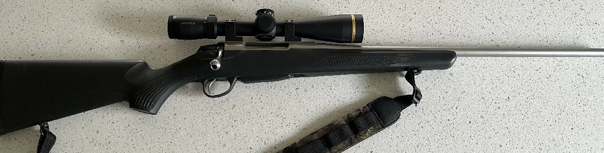 Tikka T3x 30-06 rifle with stainless steel barrel, 2 years old with very little use, in excellent condition. Accurate, reliable, and well-maintained.Serious inq