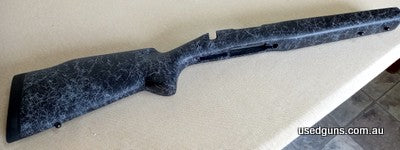 Bell and Carlson M40 Black with grey web. Suit Remington 700 short action, bedded, excellent condition. Price plus postage and handling.