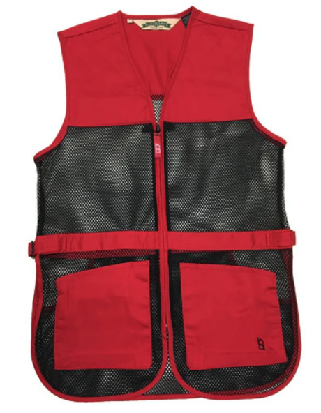 Bob Allen Full Mesh Duel Pad Red Shooting Vest