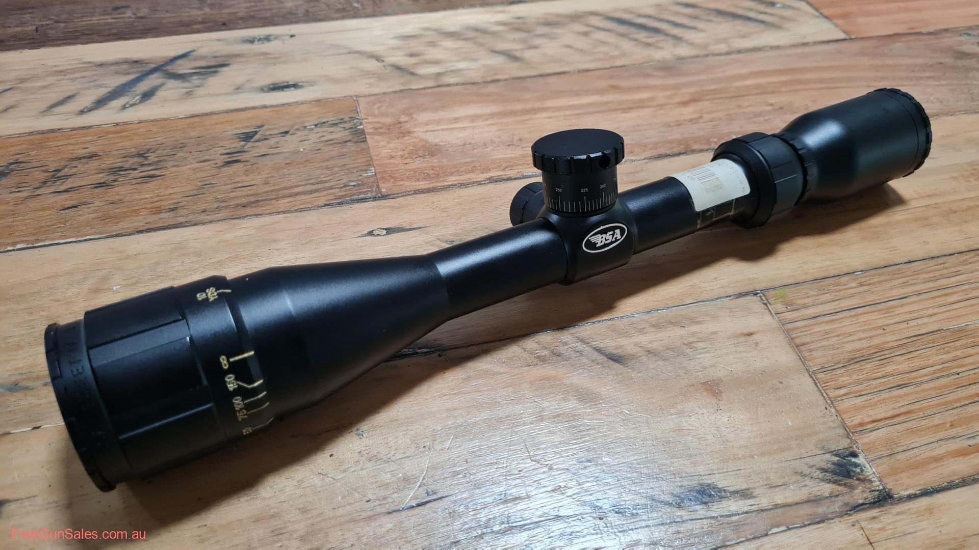 BSA Sweet 17HMR 3-12x40 scope 1" Brisbane