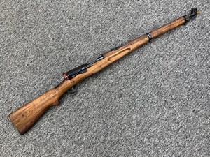 SWISS
SCHMIDT RUBEN
1911 CARBINE
7.5X55, 6 SHOT
STRAIGHT PULL ACTION
EXCELLENT BORE
MANUFACTURED 1922
MATCHING NUMBERS
ORIGINAL LEATHER SLING
& MUZZLE CAP
#111520

EXC $1290