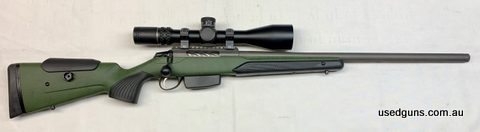 Precision Package! The Tikka super varmint is one of the most accurate out of the box rifles available and a firm staff favourite. Topped with a brilliant Burri
