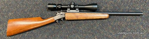 Good condition Remington 4 in 17 HMR. Has a Marlin heavy barrel. Mounted is a Tasco World Class 3-9x40. $65 freight to your dealer Australia Wide except regiona