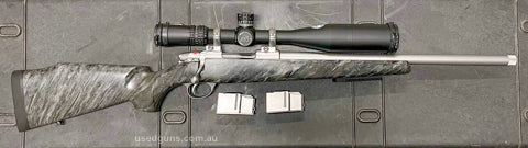 The best Sako model in an amazing calibre. Very accurate and easy to shoot. Barrel shortened to 20‚Äö√Ñ√π and threaded M18x1. Macmillan Sako Varmint stock. Spar