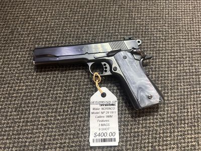 Used Norinco NP 29 (1911) 9MM 9 Round