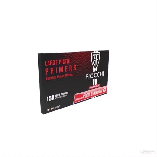FIOCCHI AMMUNITION LARGE PISTOL PRIMERS 150 PKT