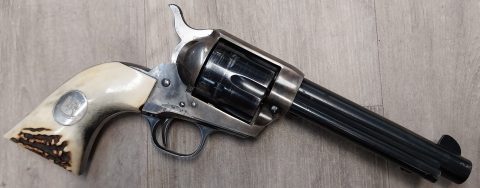 Colt Single Action Army Chambered in .45 long colt with Horn Grips. Selling on consignment for customer. All offers considered. Overnight air freight to East Co