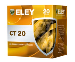ELEY
EC202475
CT - CLAY TARGET
20 GAUGE, 24GR, 7.5 SHOT
1260 FPS

$26.90 /PER 25
$209 /PER 250