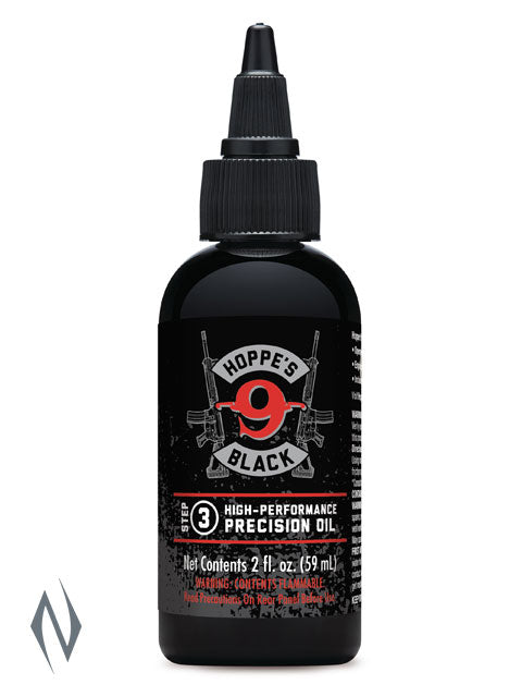 HOPPES BLACK PRECISION OIL 2OZ HPHBL2