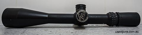 Early model NXS, MLR Reticle MRad turrets, SFP. Some small superficial scratches from normal use. Glass is very good. Comes with bikini cover, manuals and box.
