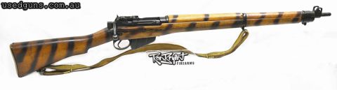 Longbranch No4 mk1 in good nick, dressed in unissued Malay conflict timber, 5 groove sniper barrel fitted, parker hale sight and all matching apart from the tim