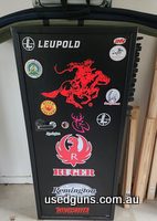 In Excellent Condition 20 Gun Safe, Ammo Box, Egg Foam Fitted Out and plenty of stickers 1450mm x650mm x450mm Pick up Bunyip Vic