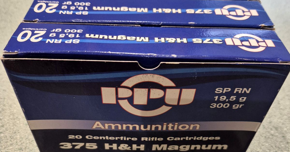 375 H&H Mag Ammunition, Various brands