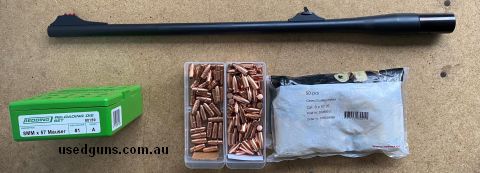 In excellent condition, has fired 62 rounds, half were spent lapping in the barrel, accurate. Comes with 50 new cases, dies and 136 projectiles. To purchase as 
