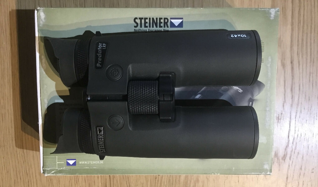 Steiner Predator LRF 10 x 42 Range Finding Binoculars.