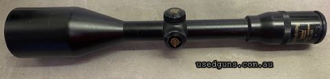 Early model Nikko Stirling Gold Crown Deluxe 8x56 scope, very clear scope with a few scratches, duplex reticle, 1" tube