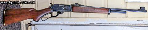 Marlin 375 chambered in 375 win. Rare model, only made for 3 years. Functions perfectly, a little wear on blueing and wood. Hard hitting calibre. Buyer to pay t