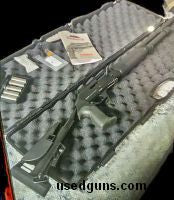 New, as in never ever fired, adjustable stock, other barrel lengths available from dealers but 14 inches & 18 inches not legal in all States, comes with 5 choke