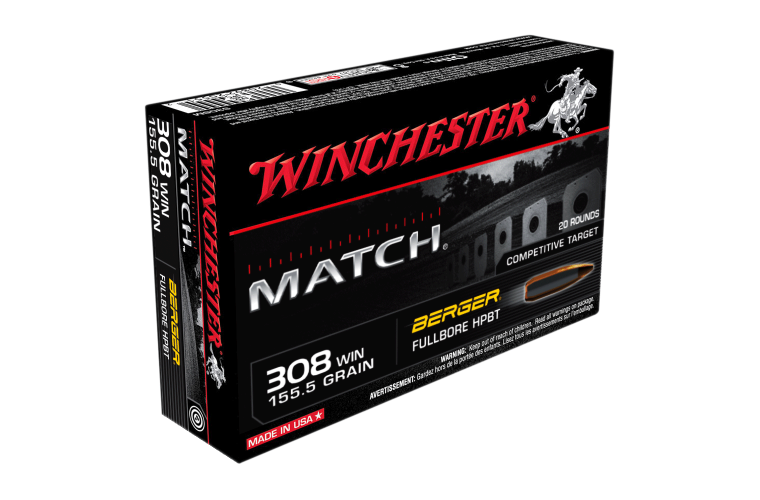 Winchester Match 155.5gr Berger HPBT