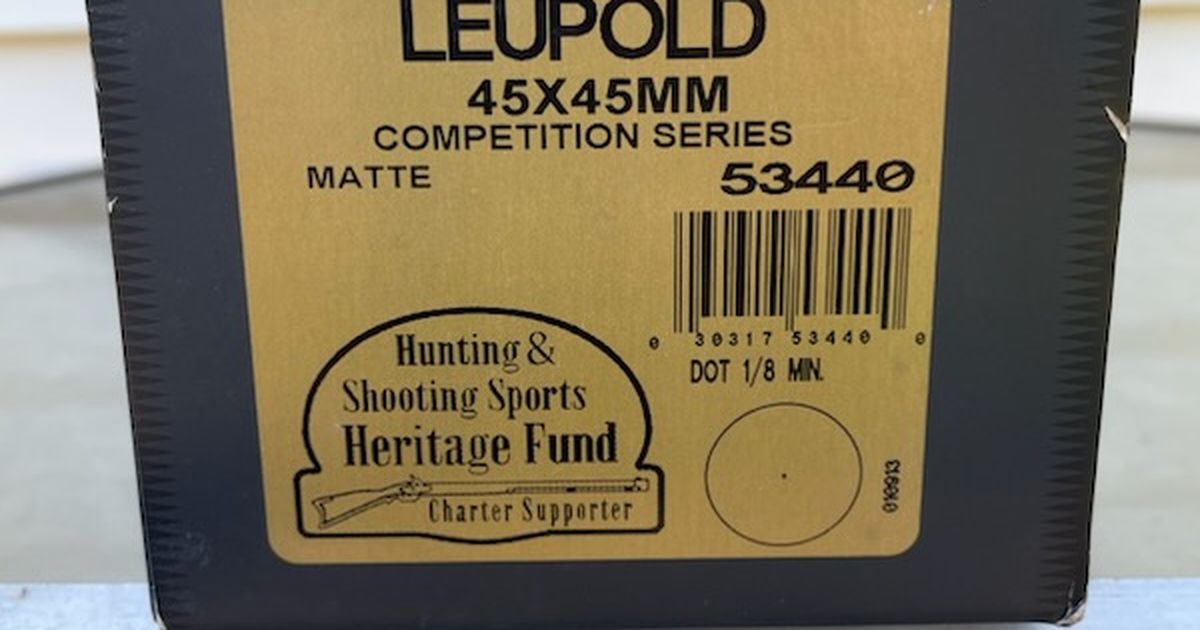 Leupold and Sightron scopes for sale