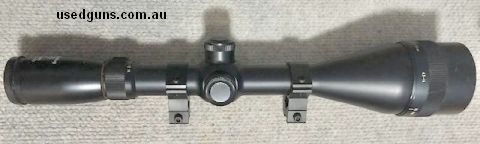 Nikko Stirling Diamond 4.5-14x50 AO scope in very good condition. Clear optics with plex reticle to suit any rifle. Includes mounts. Phone 0429849007. If reply 