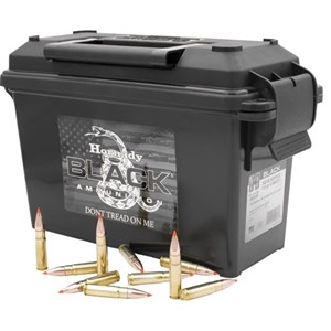 HORNADY
H80883
BLACK AMMO BULK
300 BLACK OUT, 110GR, V-MAX
POLYMER TIPPED
AMMUNITION
WITH FREE AMMO CAN

SPECIAL
$329 /PER 200