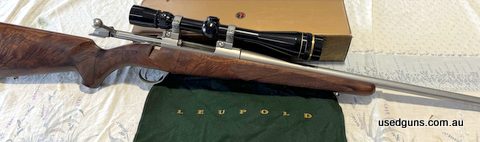 Excellent condition, Sako optilock rings and Leupold scope.