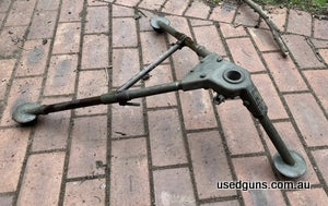 For sale is the pictured 1944 dated US WW2 manufacture tripod for the Browning M1919 30 calibre machine gun. This is an original and has not been tampered with 