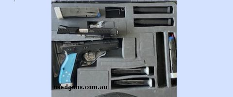 As new Shadow 2 with .22 conversion slide. 5 9mm mags. 2 .22 mags