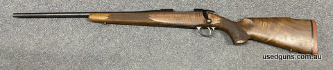 Left handed Sako 85 Hunter in 308W. 22 inch barrel. Excellent condition woodwork with nice graining. Barrel in top notch condition. Cycles as a Sako would. Trig