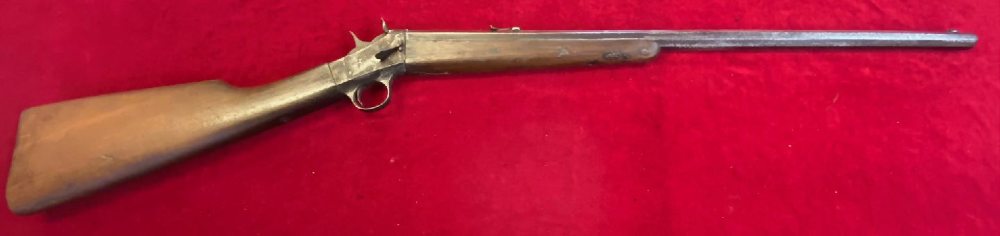 Remington model No 4 Takedown rolling block 32RF rifle, fair condition suit collector.