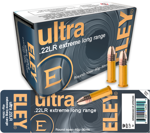 ELEY 22LR ULTRA GEN2 EXTREME LONG RANGE 1100FPS (50PK)