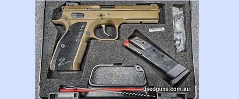 Massive clearance!! Reduced form $3085 to clear. CZ 75 Shadow 2 Bronze Limited Edition 9mm. Case with 1 x NSW compliant magazine or 3 magazines for all other st